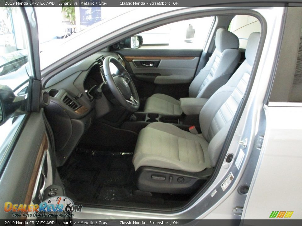 2019 Honda CR-V EX AWD Lunar Silver Metallic / Gray Photo #27