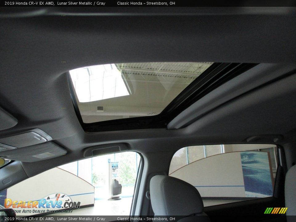 2019 Honda CR-V EX AWD Lunar Silver Metallic / Gray Photo #30