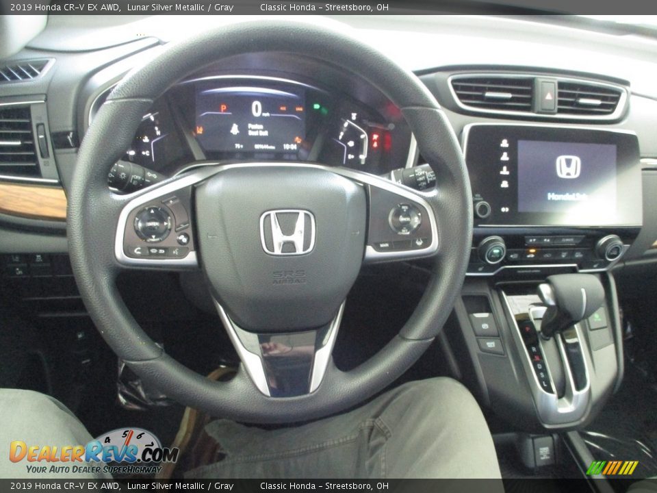 2019 Honda CR-V EX AWD Lunar Silver Metallic / Gray Photo #32