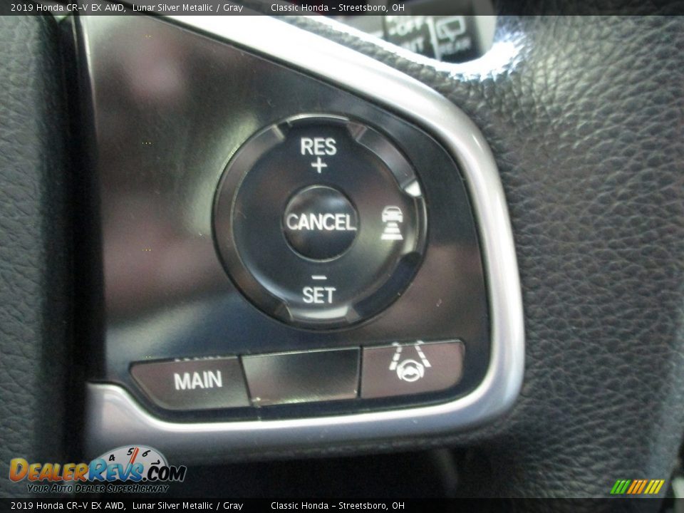 2019 Honda CR-V EX AWD Lunar Silver Metallic / Gray Photo #36
