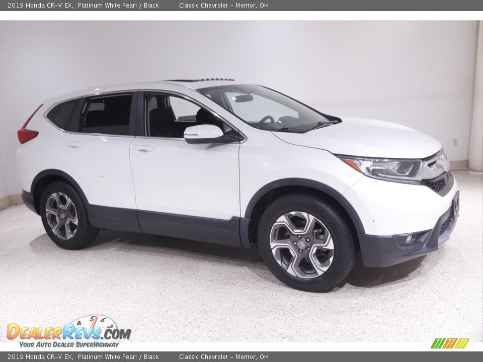 2019 Honda CR-V EX Platinum White Pearl / Black Photo #1