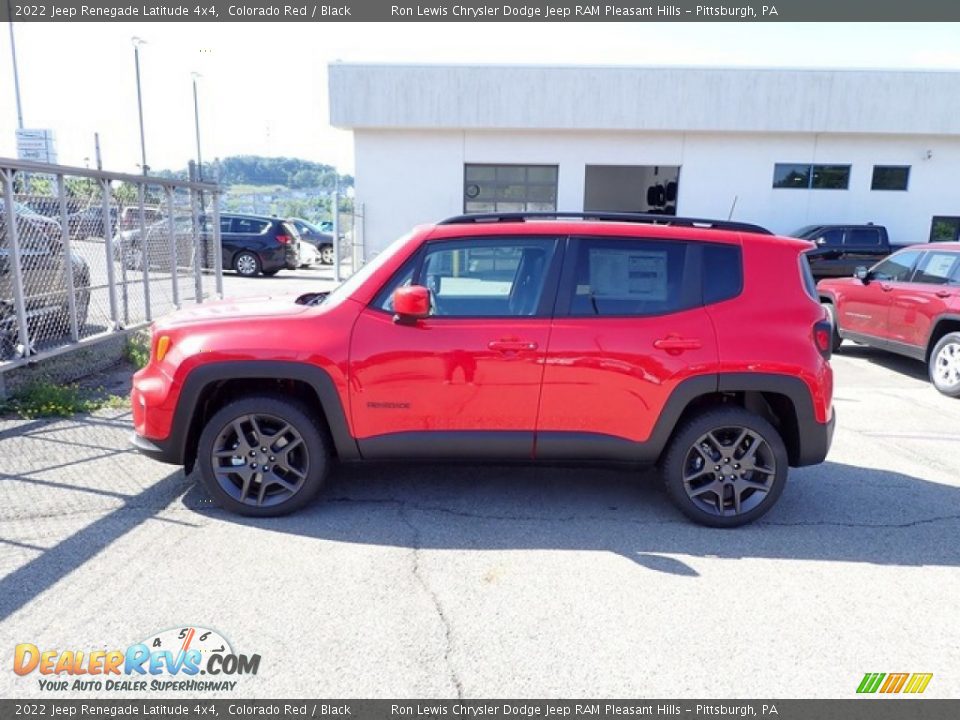 2022 Jeep Renegade Latitude 4x4 Colorado Red / Black Photo #2