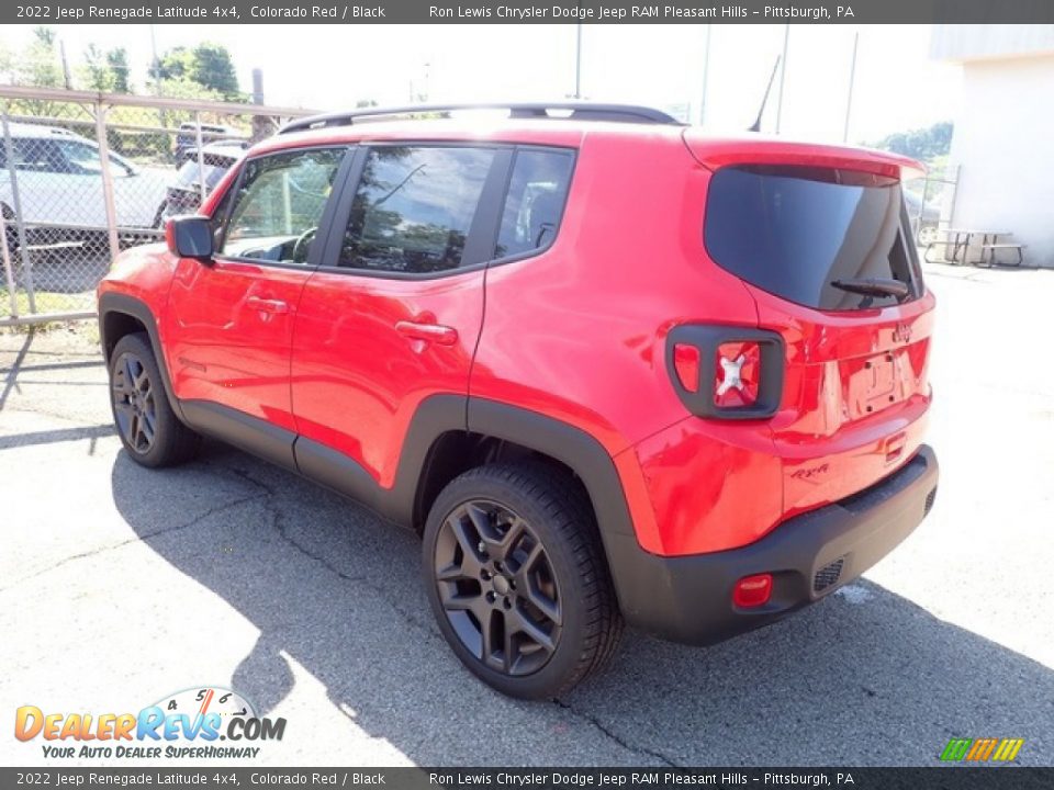 2022 Jeep Renegade Latitude 4x4 Colorado Red / Black Photo #3