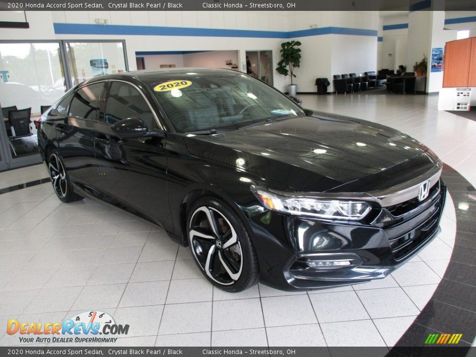 2020 Honda Accord Sport Sedan Crystal Black Pearl / Black Photo #3