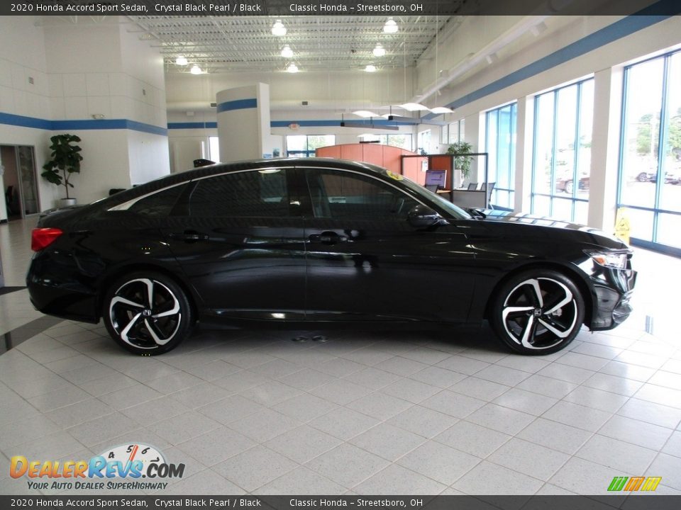 2020 Honda Accord Sport Sedan Crystal Black Pearl / Black Photo #4