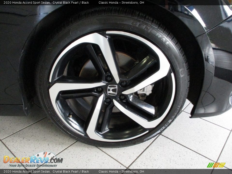 2020 Honda Accord Sport Sedan Crystal Black Pearl / Black Photo #5