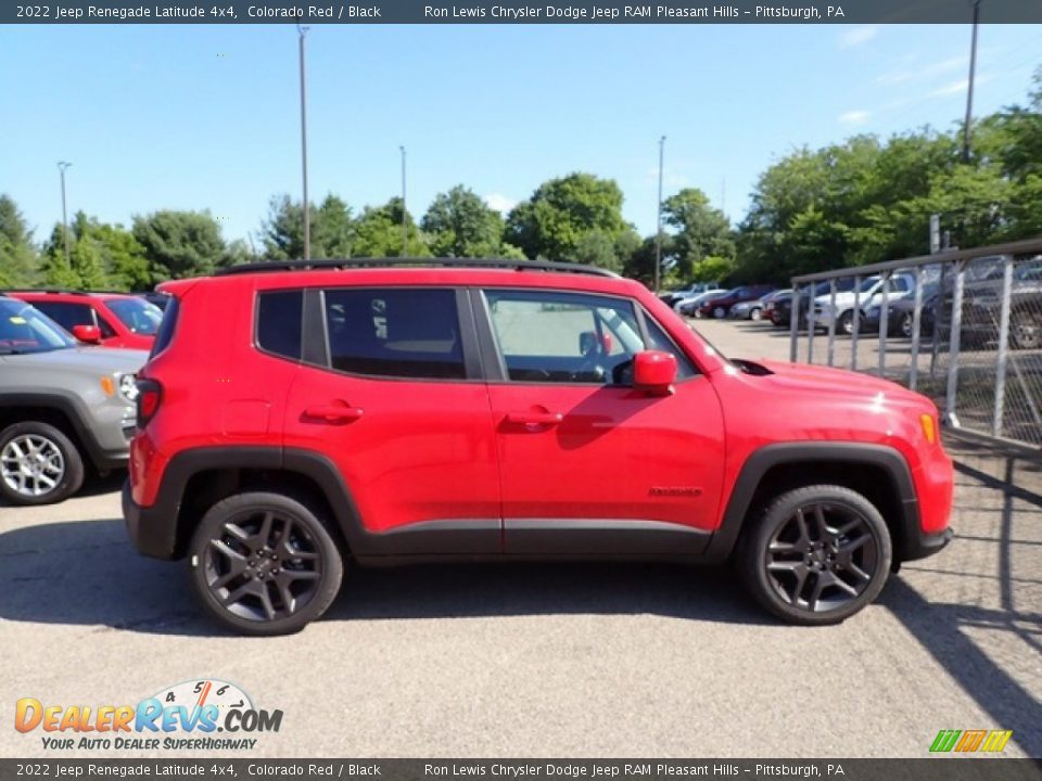 2022 Jeep Renegade Latitude 4x4 Colorado Red / Black Photo #6