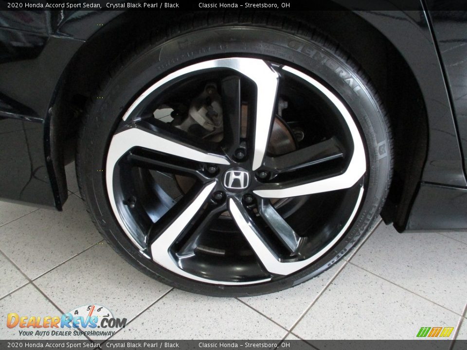 2020 Honda Accord Sport Sedan Crystal Black Pearl / Black Photo #6