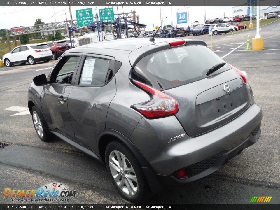 2016 Nissan Juke S AWD Gun Metallic / Black/Silver Photo #7