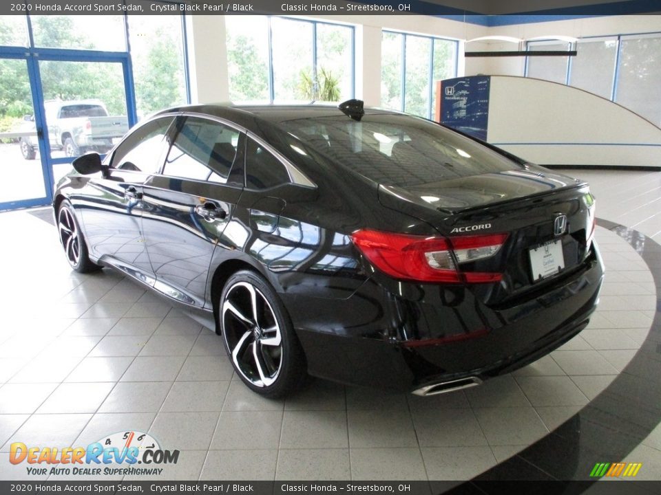 2020 Honda Accord Sport Sedan Crystal Black Pearl / Black Photo #9
