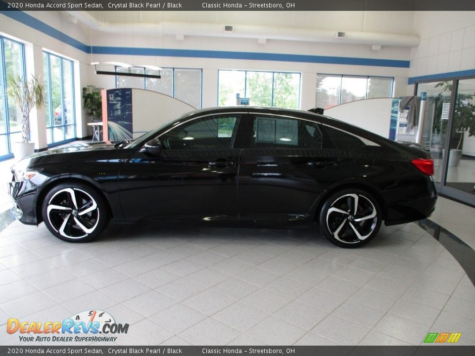 2020 Honda Accord Sport Sedan Crystal Black Pearl / Black Photo #10