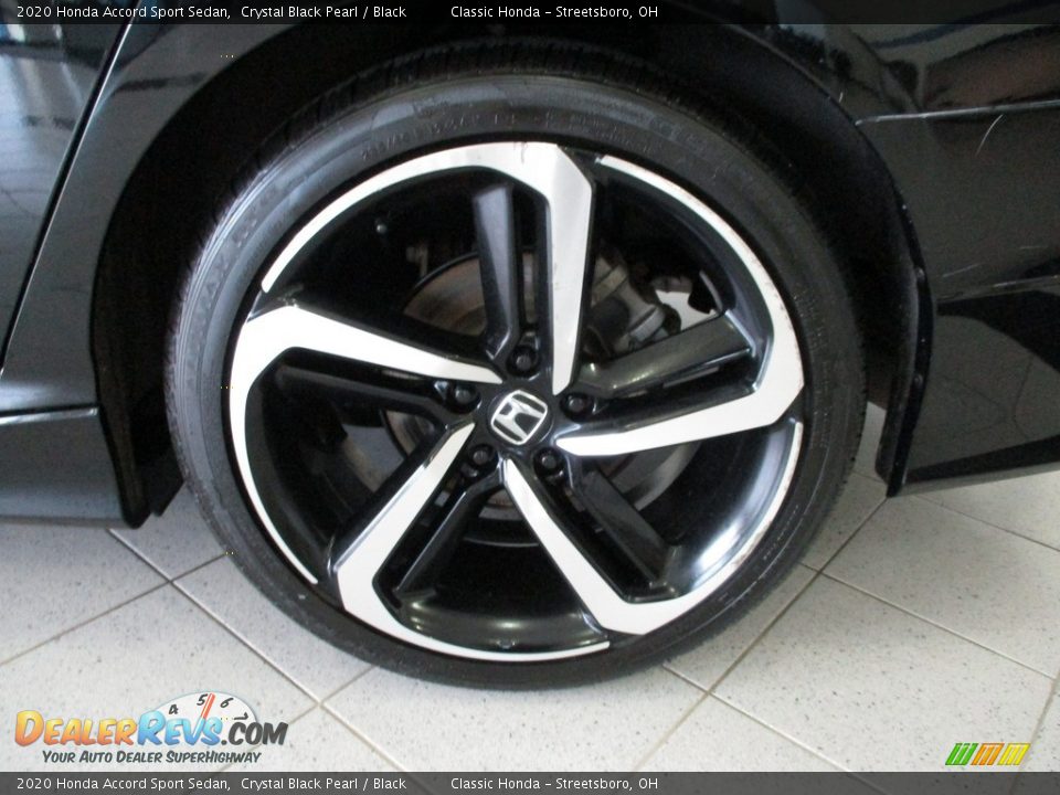 2020 Honda Accord Sport Sedan Crystal Black Pearl / Black Photo #11