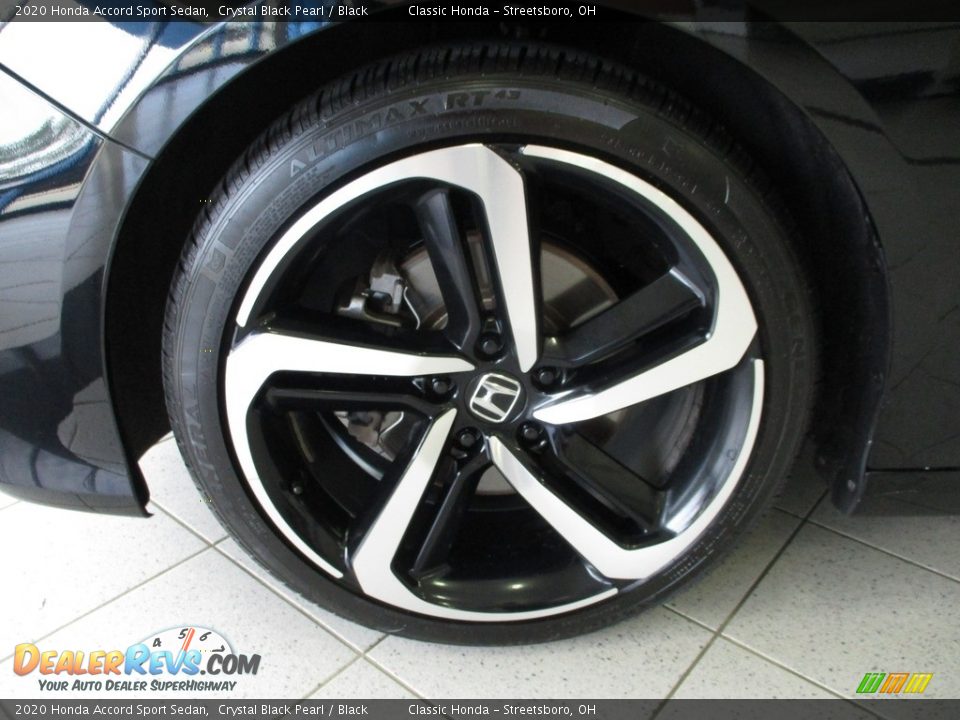 2020 Honda Accord Sport Sedan Crystal Black Pearl / Black Photo #12