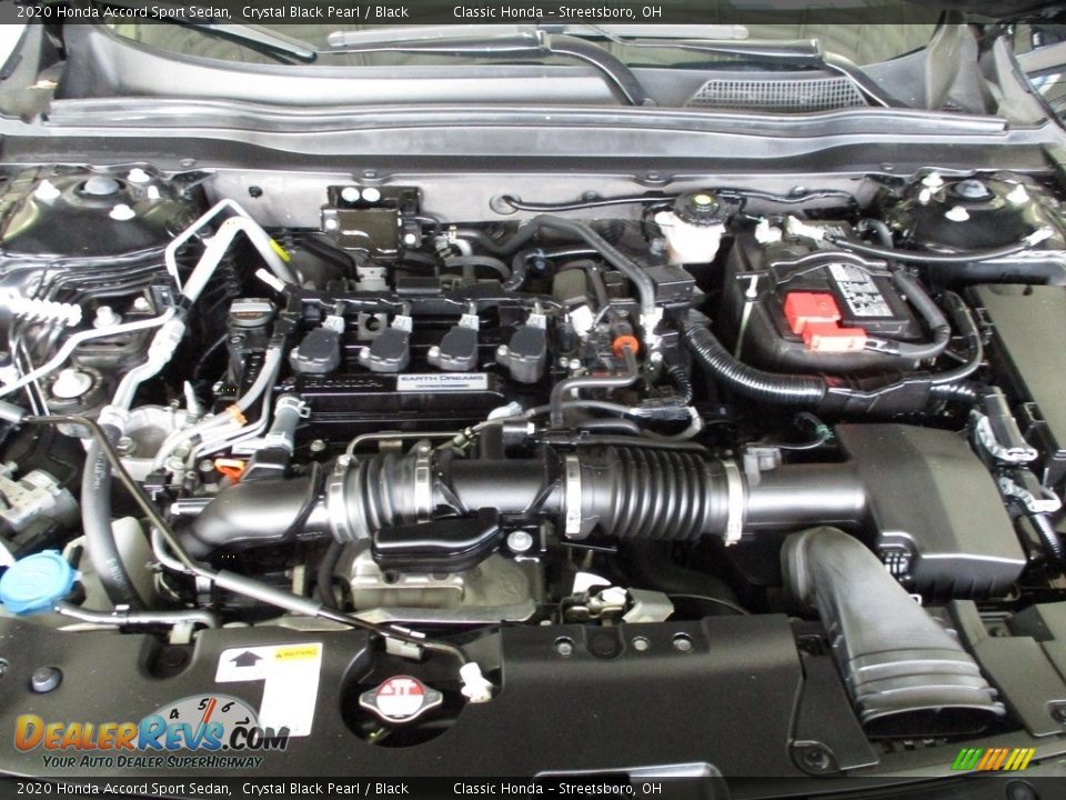 2020 Honda Accord Sport Sedan Crystal Black Pearl / Black Photo #13