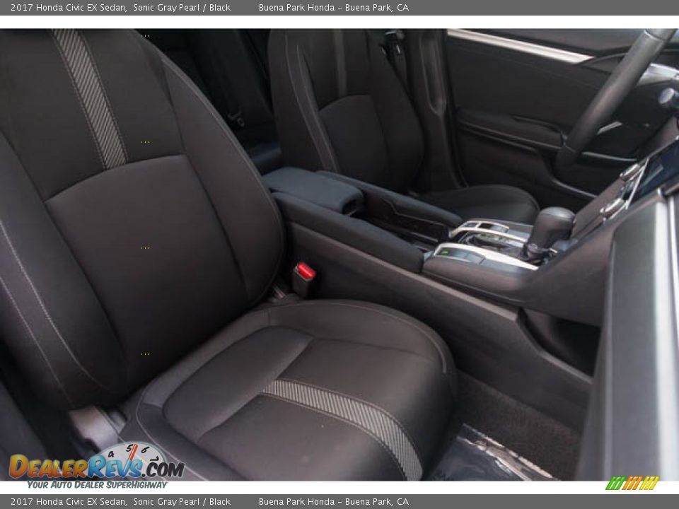 2017 Honda Civic EX Sedan Sonic Gray Pearl / Black Photo #27