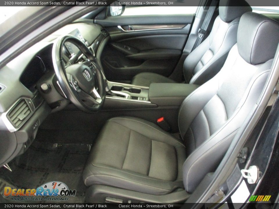2020 Honda Accord Sport Sedan Crystal Black Pearl / Black Photo #26