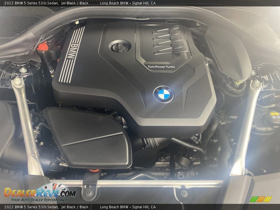 2022 BMW 5 Series 530i Sedan Jet Black / Black Photo #9