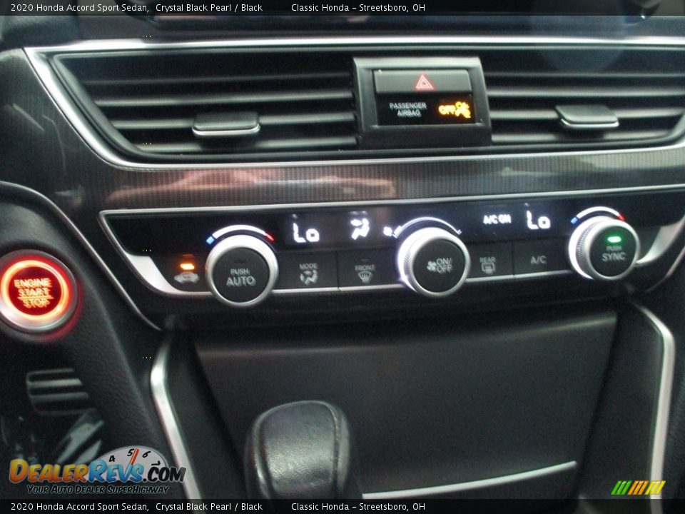 2020 Honda Accord Sport Sedan Crystal Black Pearl / Black Photo #33
