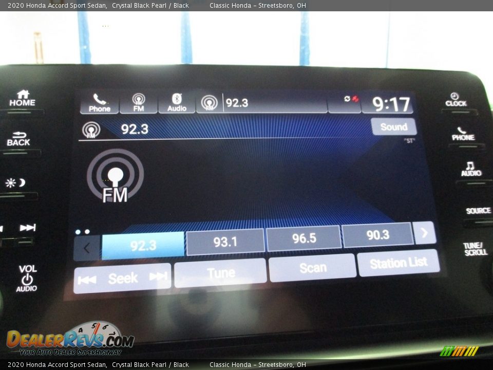 2020 Honda Accord Sport Sedan Crystal Black Pearl / Black Photo #36