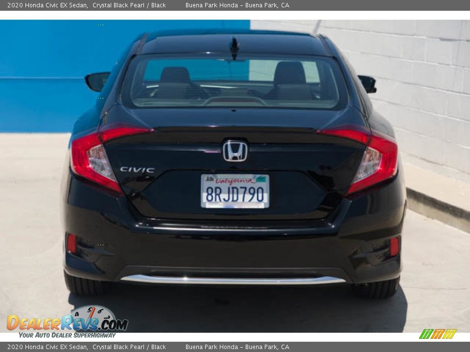 2020 Honda Civic EX Sedan Crystal Black Pearl / Black Photo #9