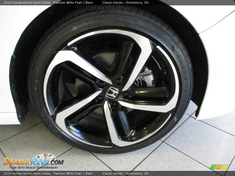 2019 Honda Accord Sport Sedan Platinum White Pearl / Black Photo #5