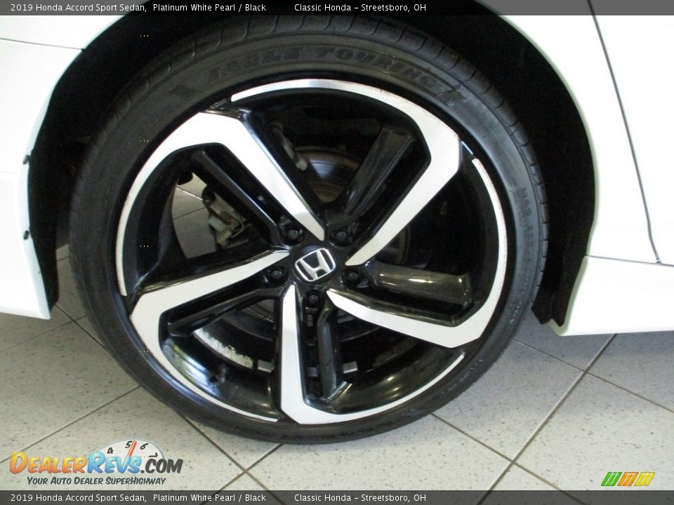 2019 Honda Accord Sport Sedan Platinum White Pearl / Black Photo #6