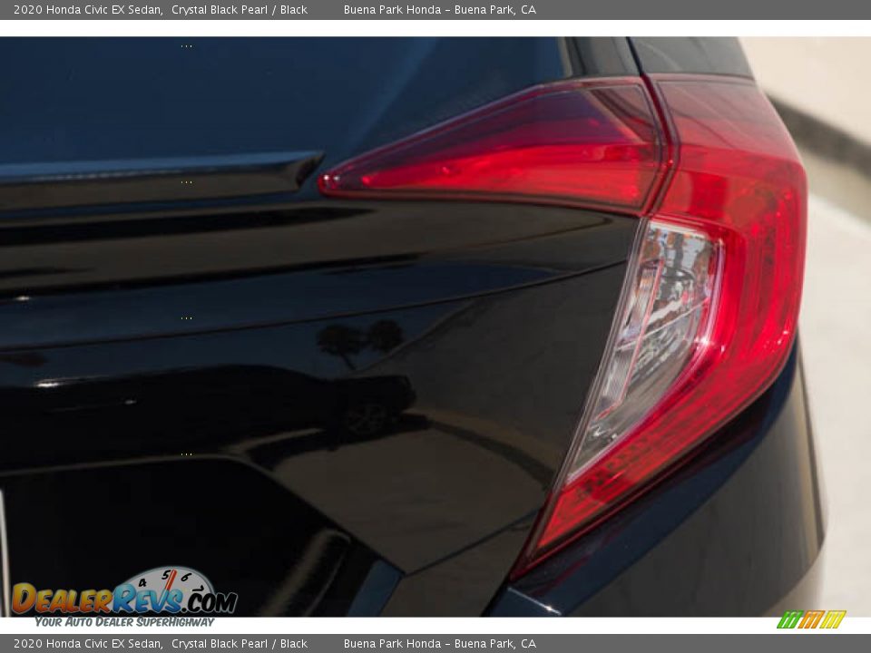 2020 Honda Civic EX Sedan Crystal Black Pearl / Black Photo #11