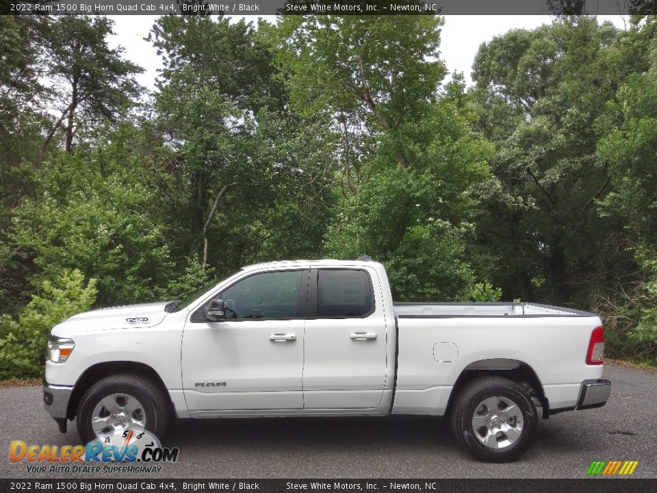 Bright White 2022 Ram 1500 Big Horn Quad Cab 4x4 Photo #1