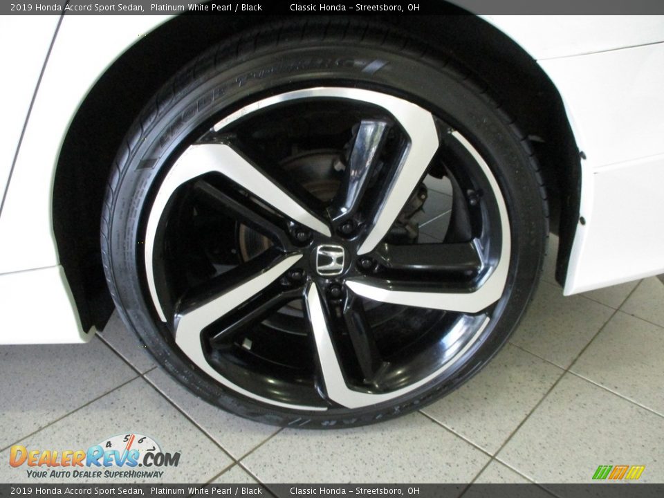 2019 Honda Accord Sport Sedan Platinum White Pearl / Black Photo #11