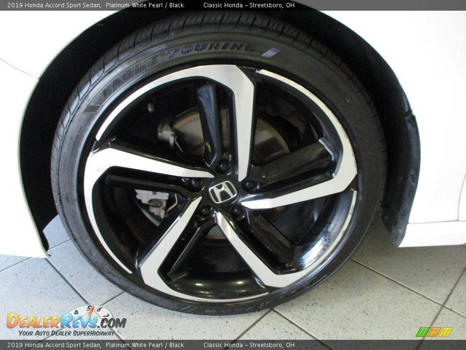 2019 Honda Accord Sport Sedan Platinum White Pearl / Black Photo #12