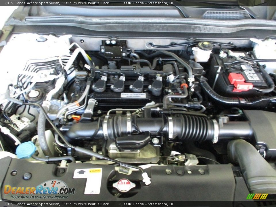 2019 Honda Accord Sport Sedan Platinum White Pearl / Black Photo #13