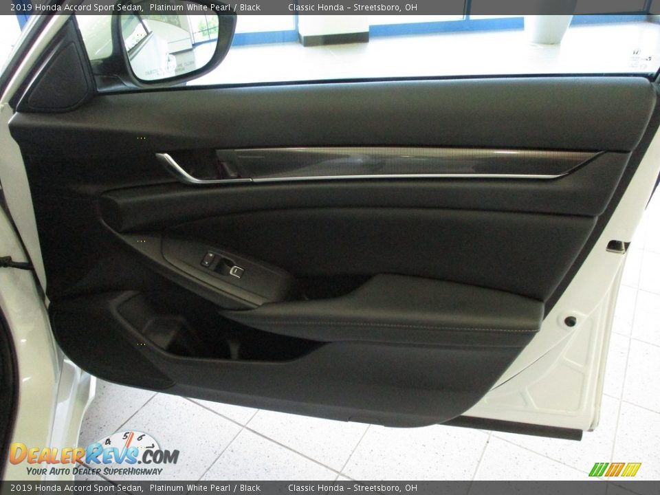 2019 Honda Accord Sport Sedan Platinum White Pearl / Black Photo #14