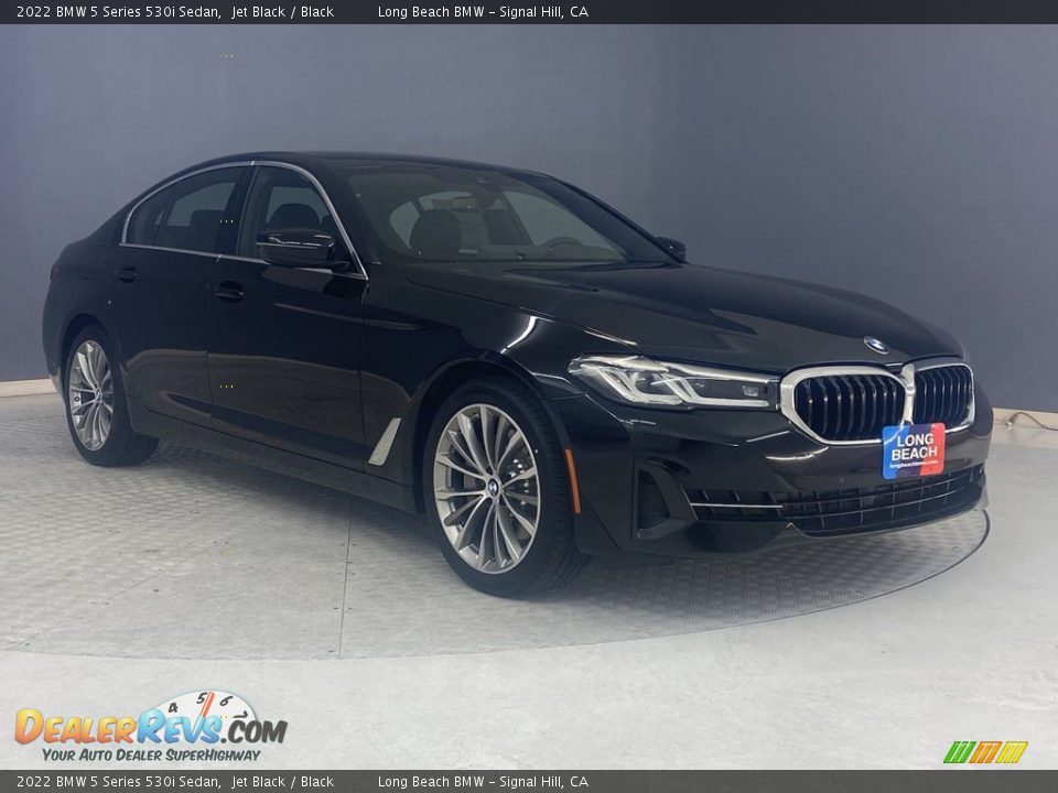 2022 BMW 5 Series 530i Sedan Jet Black / Black Photo #27