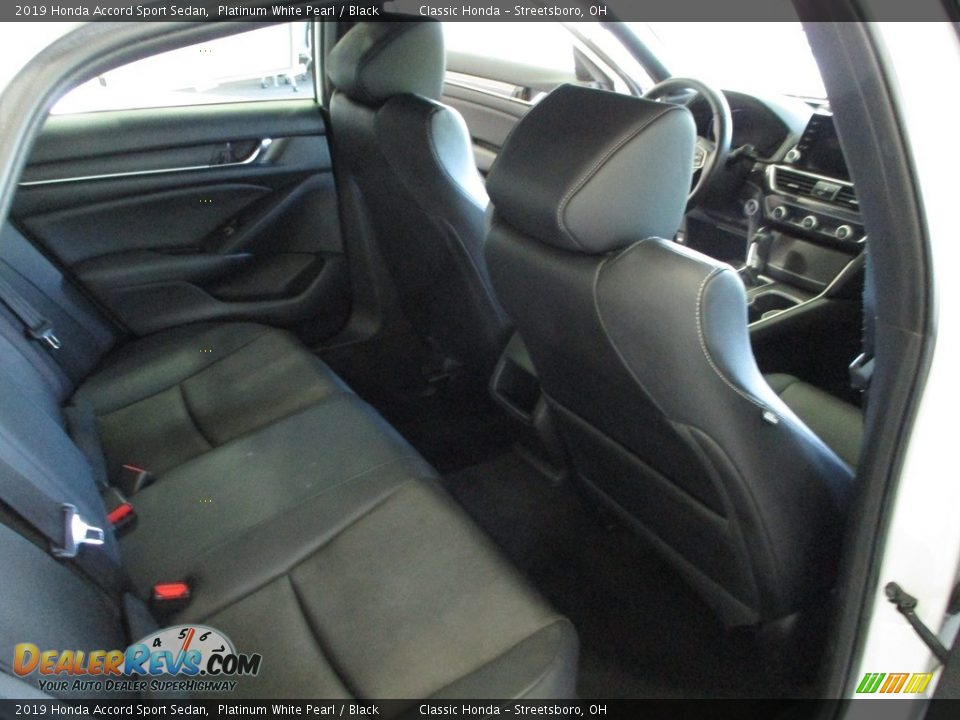 2019 Honda Accord Sport Sedan Platinum White Pearl / Black Photo #18