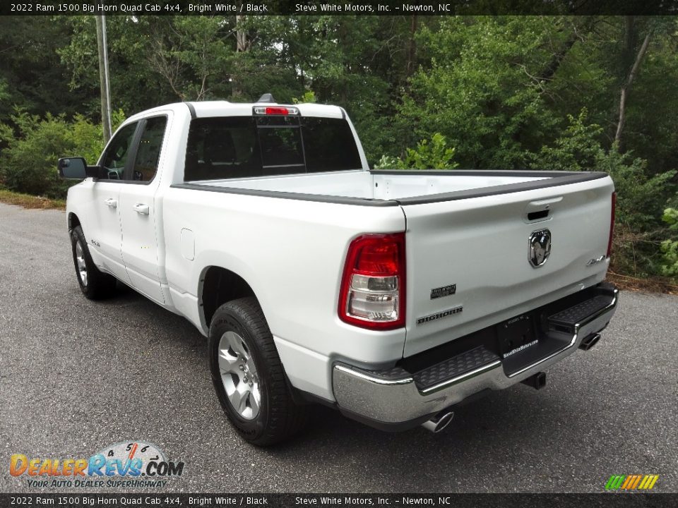 2022 Ram 1500 Big Horn Quad Cab 4x4 Bright White / Black Photo #9