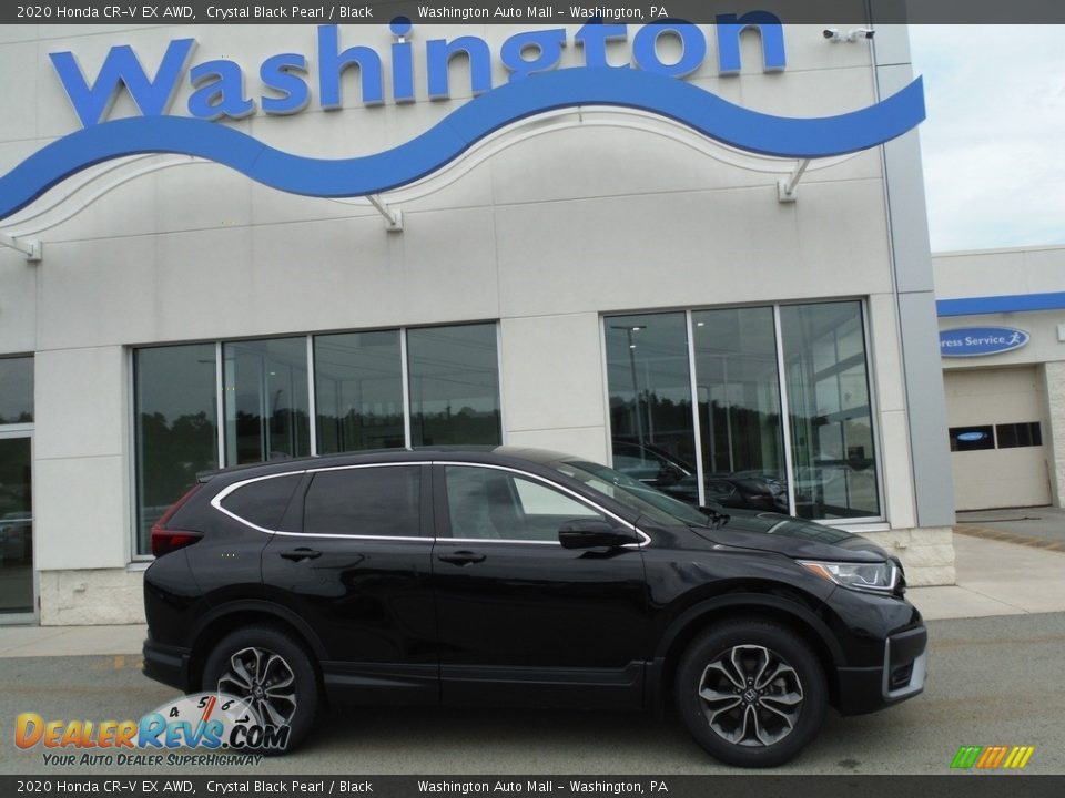2020 Honda CR-V EX AWD Crystal Black Pearl / Black Photo #2
