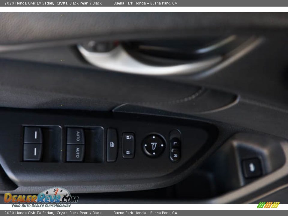2020 Honda Civic EX Sedan Crystal Black Pearl / Black Photo #31
