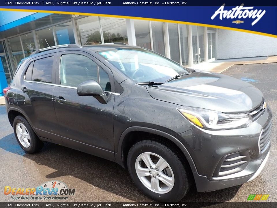 2020 Chevrolet Trax LT AWD Nightfall Gray Metallic / Jet Black Photo #1