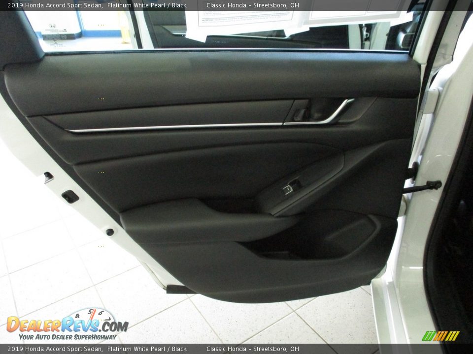 2019 Honda Accord Sport Sedan Platinum White Pearl / Black Photo #22