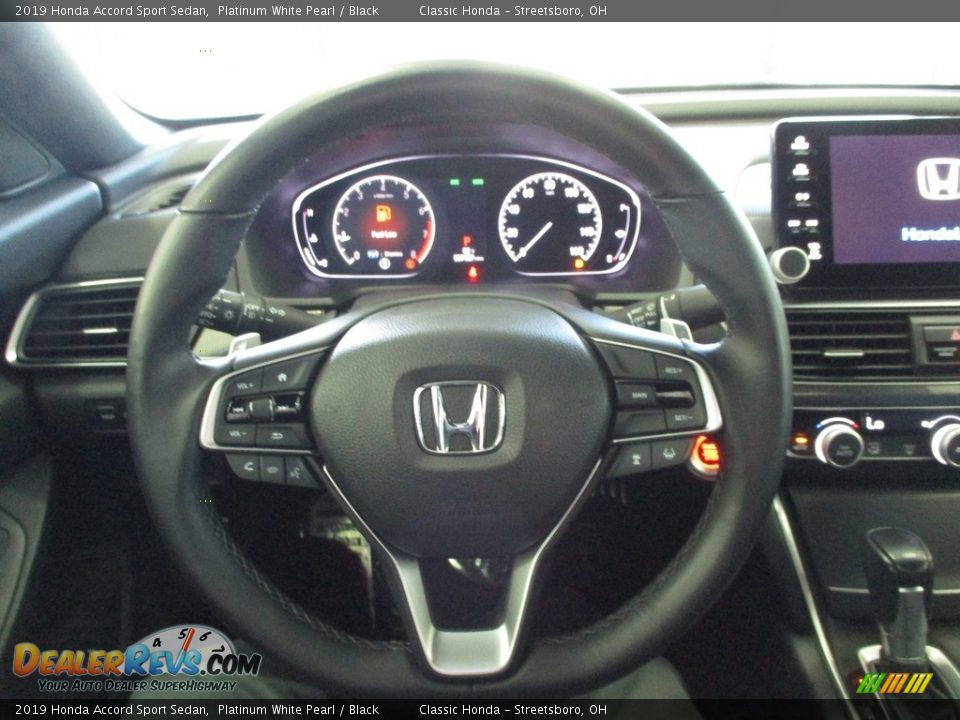 2019 Honda Accord Sport Sedan Platinum White Pearl / Black Photo #29