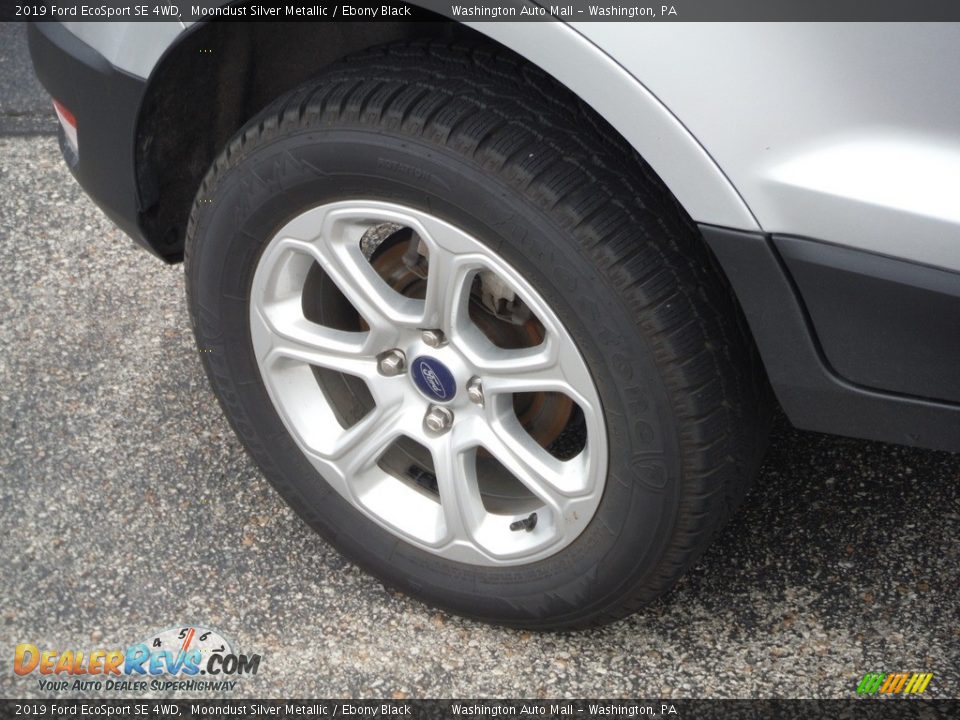 2019 Ford EcoSport SE 4WD Moondust Silver Metallic / Ebony Black Photo #3