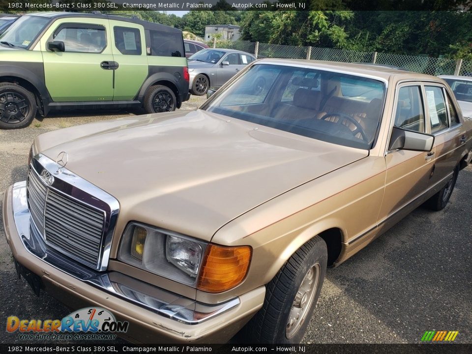 1982 Mercedes-Benz S Class 380 SEL Champagne Metallic / Palamino Photo #2