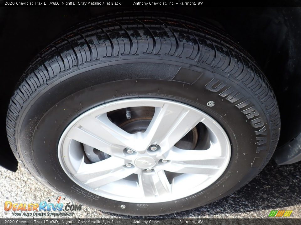 2020 Chevrolet Trax LT AWD Nightfall Gray Metallic / Jet Black Photo #10