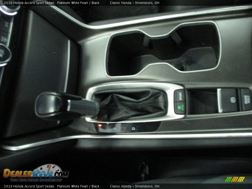 2019 Honda Accord Sport Sedan Platinum White Pearl / Black Photo #33
