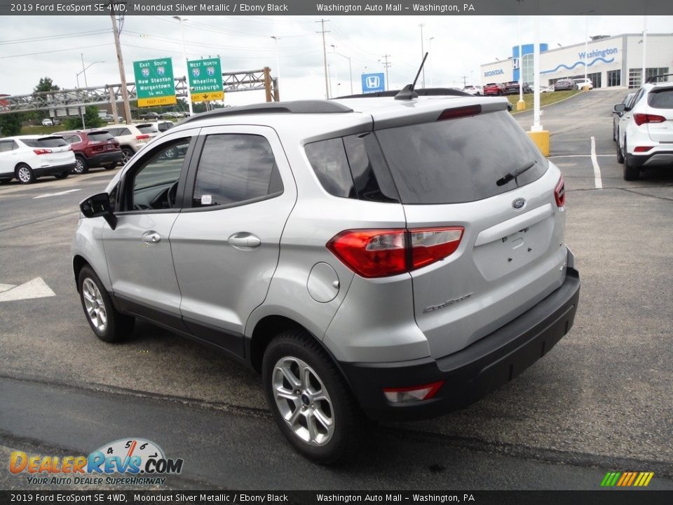 2019 Ford EcoSport SE 4WD Moondust Silver Metallic / Ebony Black Photo #8