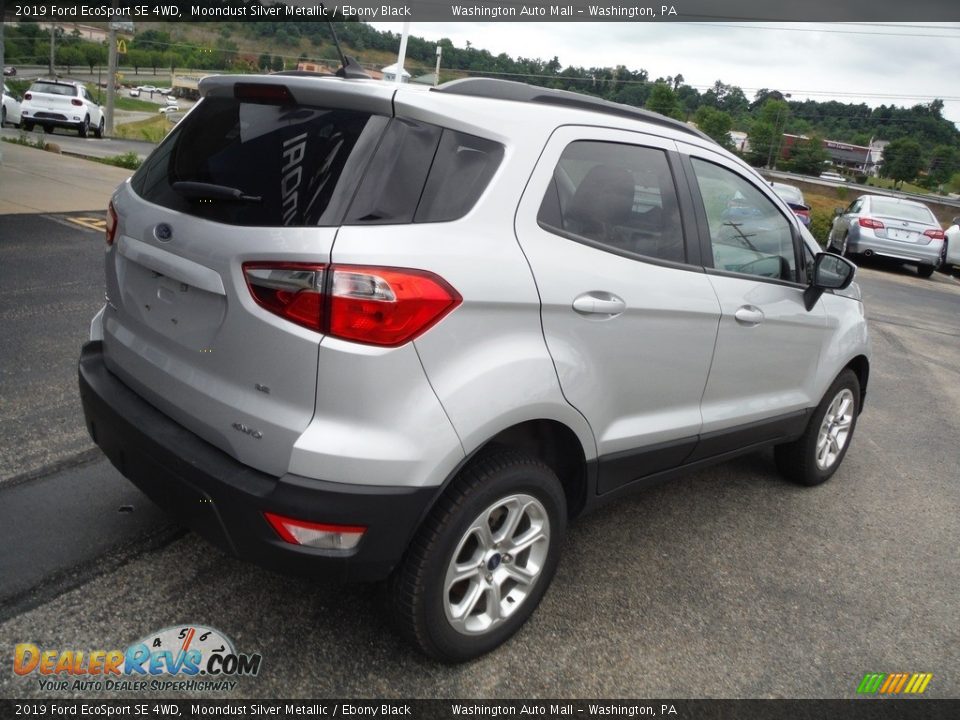 2019 Ford EcoSport SE 4WD Moondust Silver Metallic / Ebony Black Photo #10