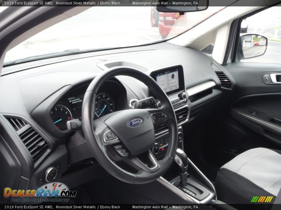 2019 Ford EcoSport SE 4WD Moondust Silver Metallic / Ebony Black Photo #12