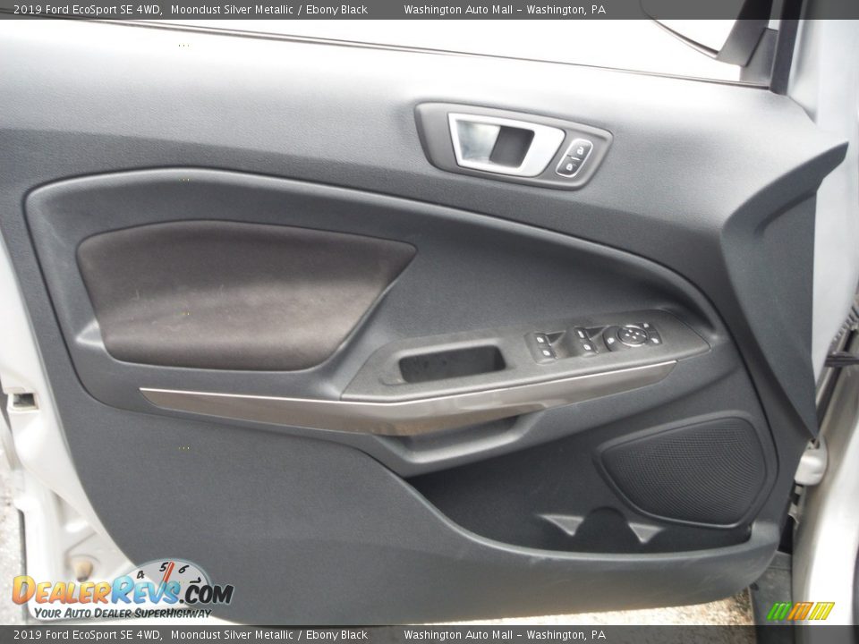 2019 Ford EcoSport SE 4WD Moondust Silver Metallic / Ebony Black Photo #13