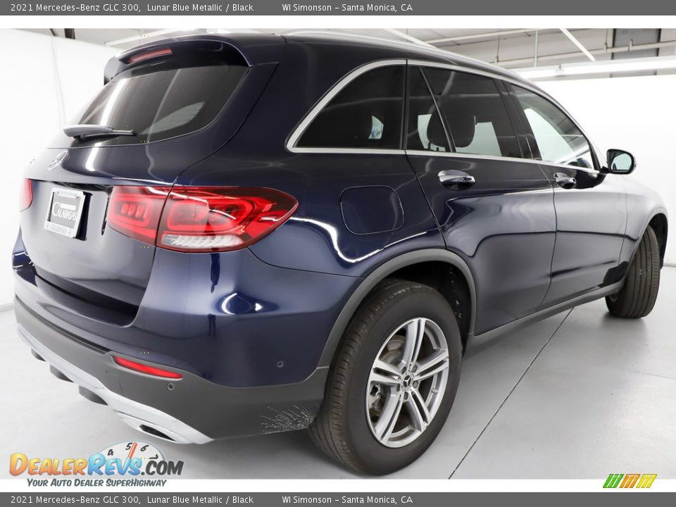 2021 Mercedes-Benz GLC 300 Lunar Blue Metallic / Black Photo #5