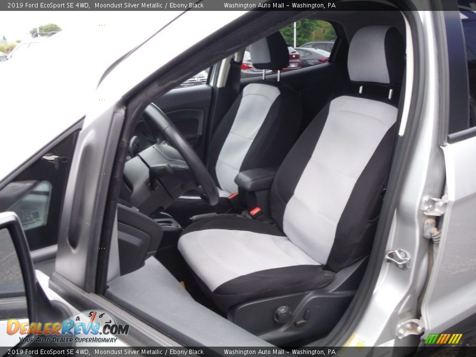 2019 Ford EcoSport SE 4WD Moondust Silver Metallic / Ebony Black Photo #14